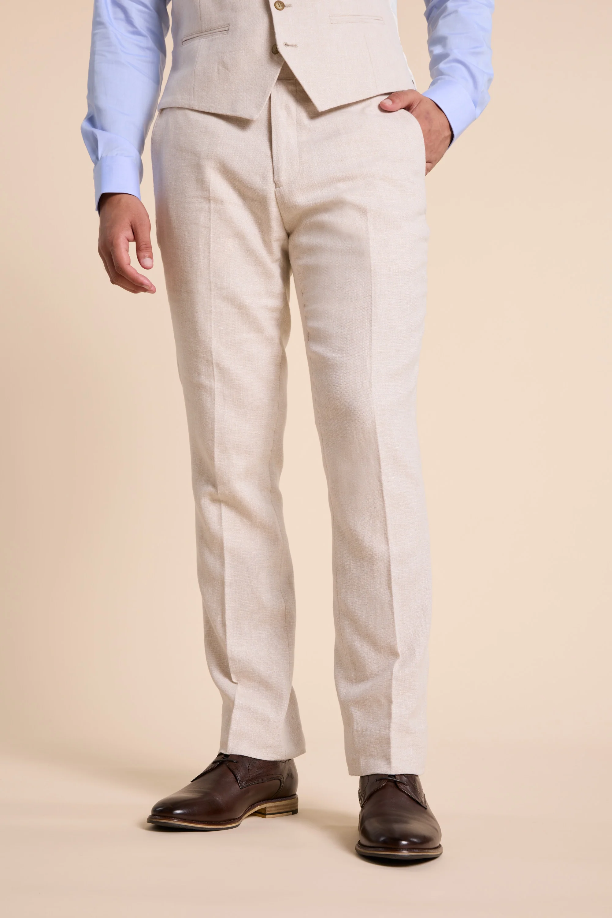 Thompson Textured Linen Pant - Image 6
