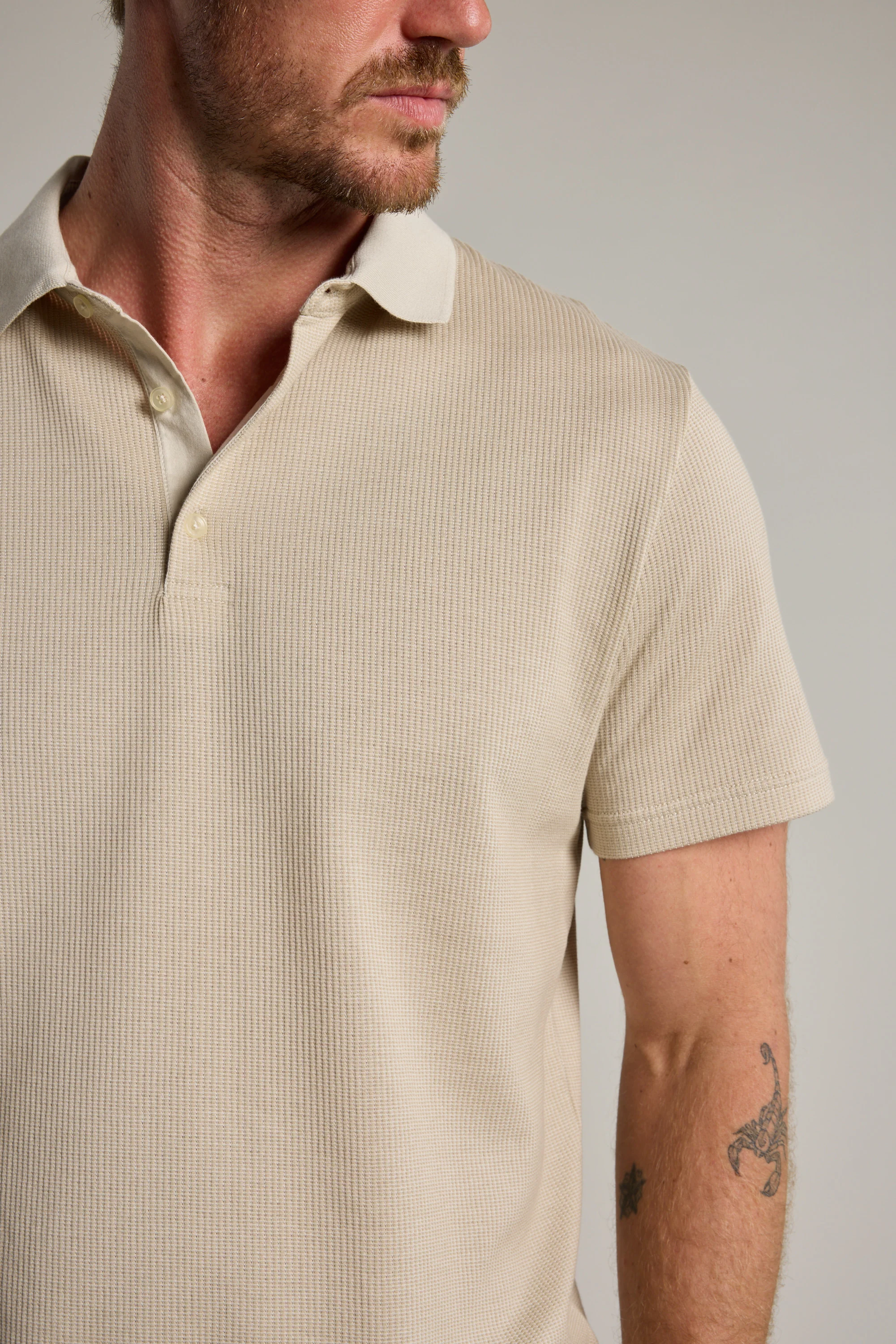 Tilder Mercerised Texture Polo - Image 2