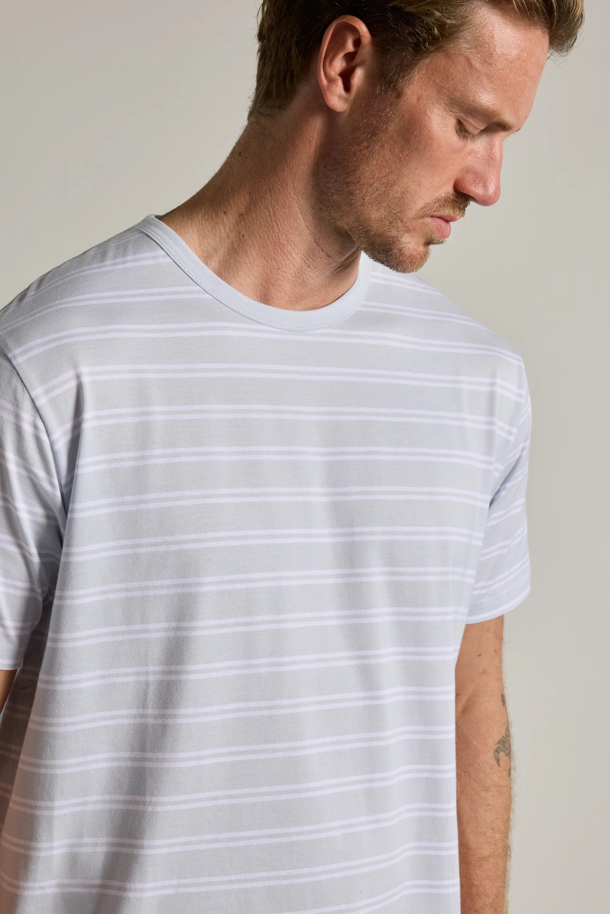 Triton Supima Stripe Tee - Image 5