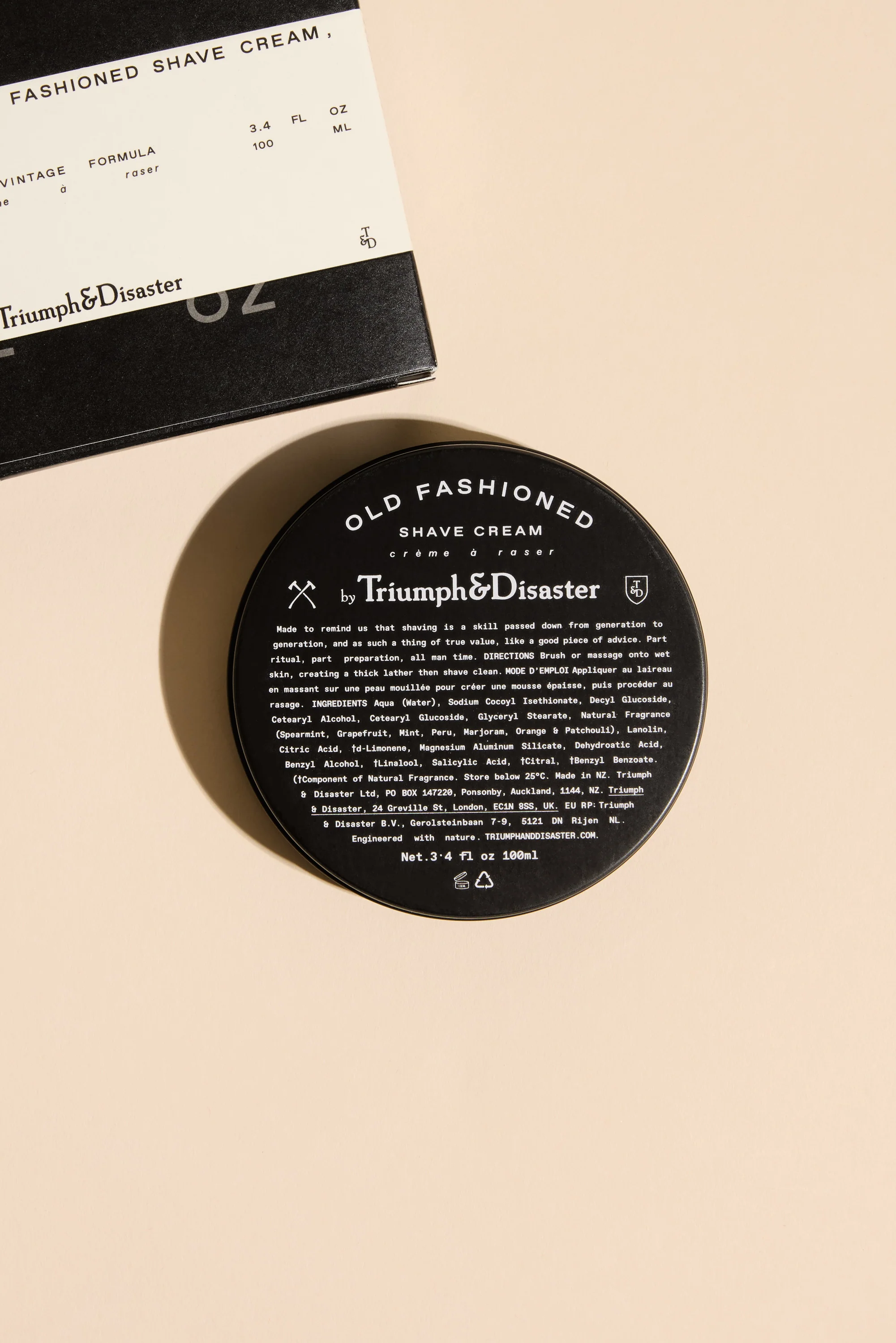 Triumph & Disaster Old Fashioned Shave Cream Jar - Image 3