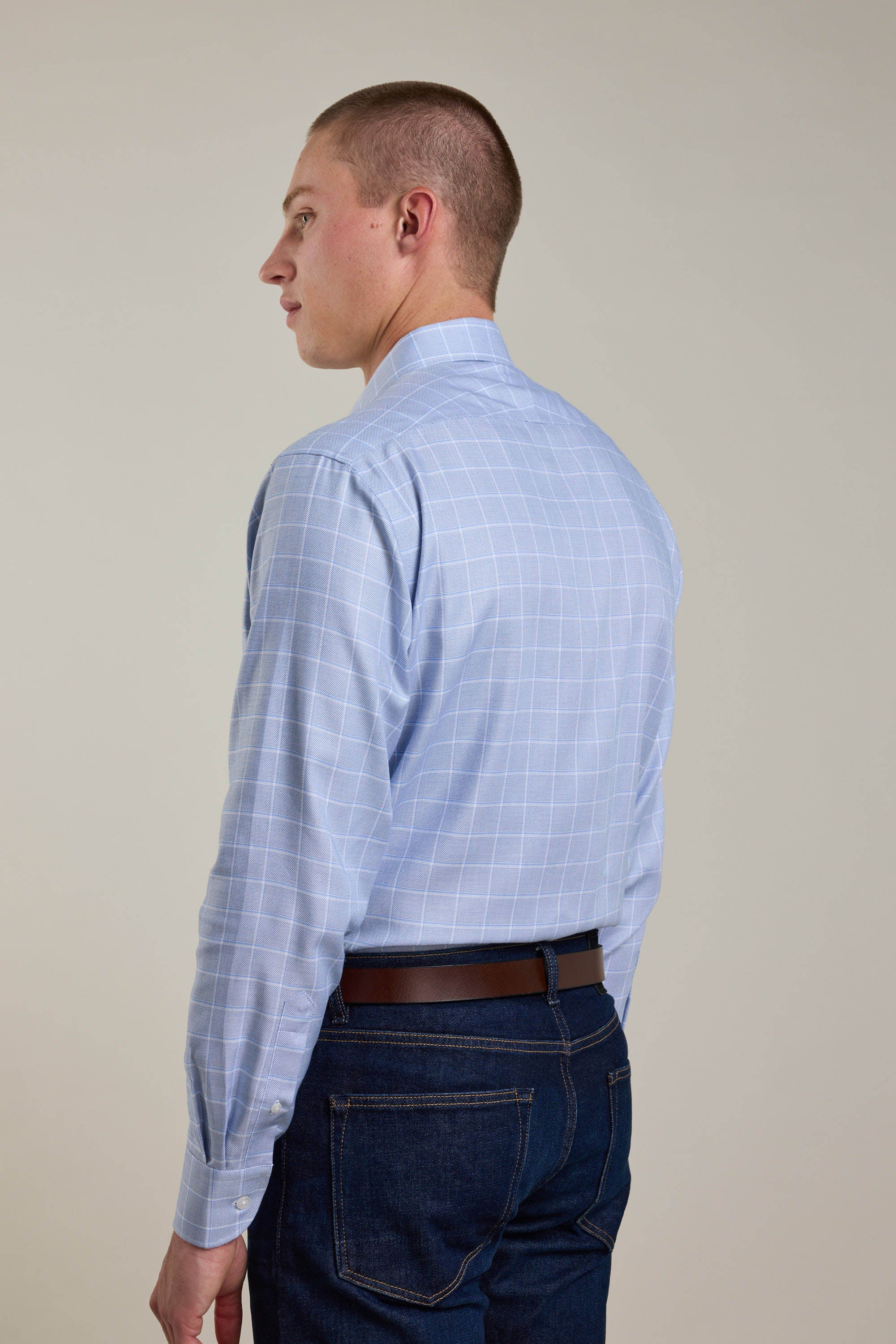 Tyson Check Business Shirt - Image 6