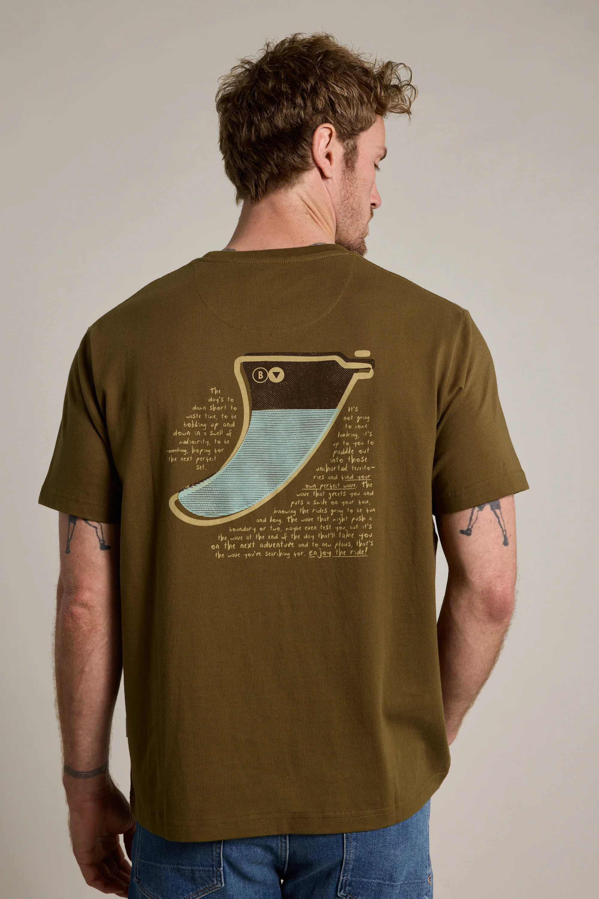 Uncharted Fin Print Tee - Image 6