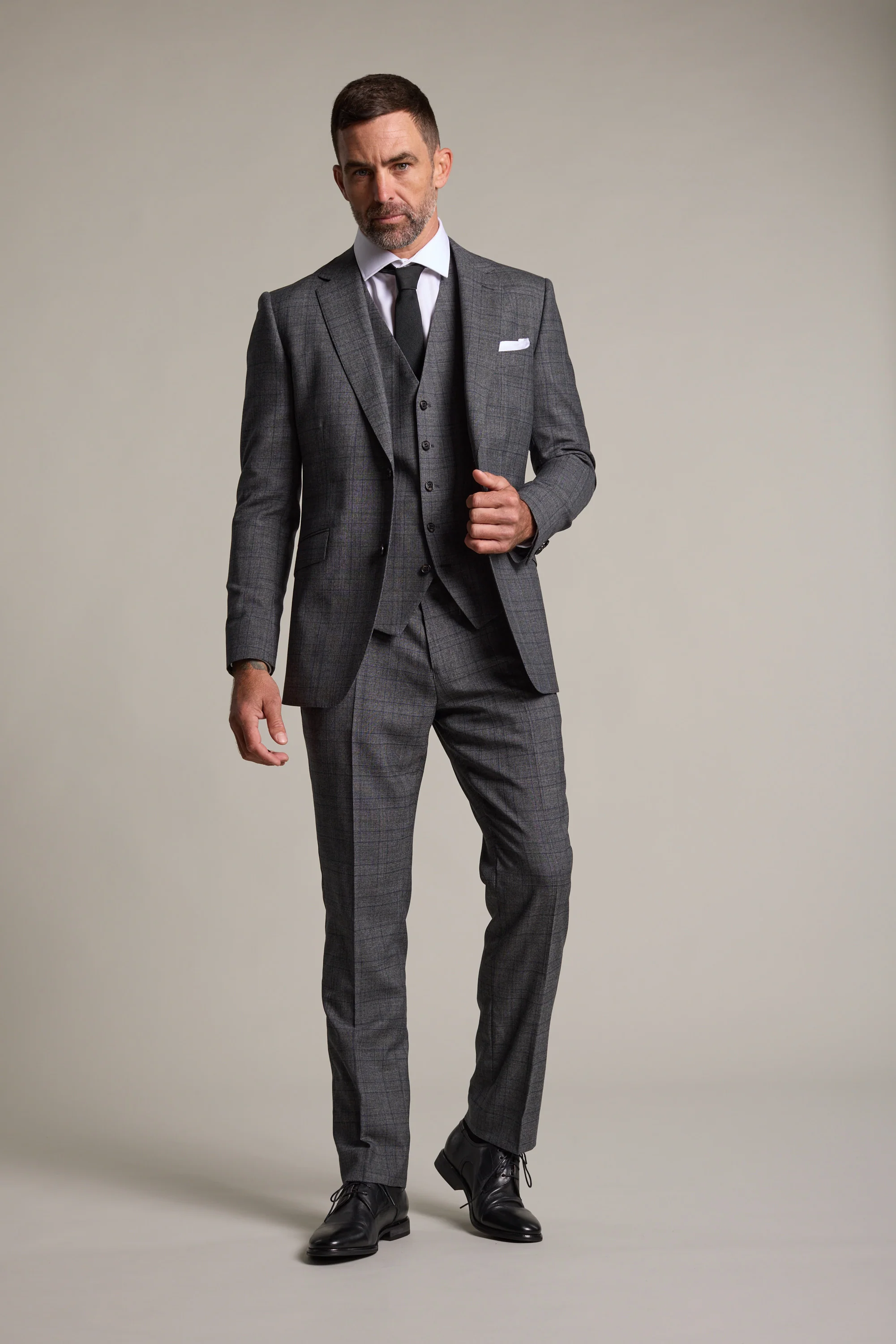 Vernon Check Suit Jacket - Image 5