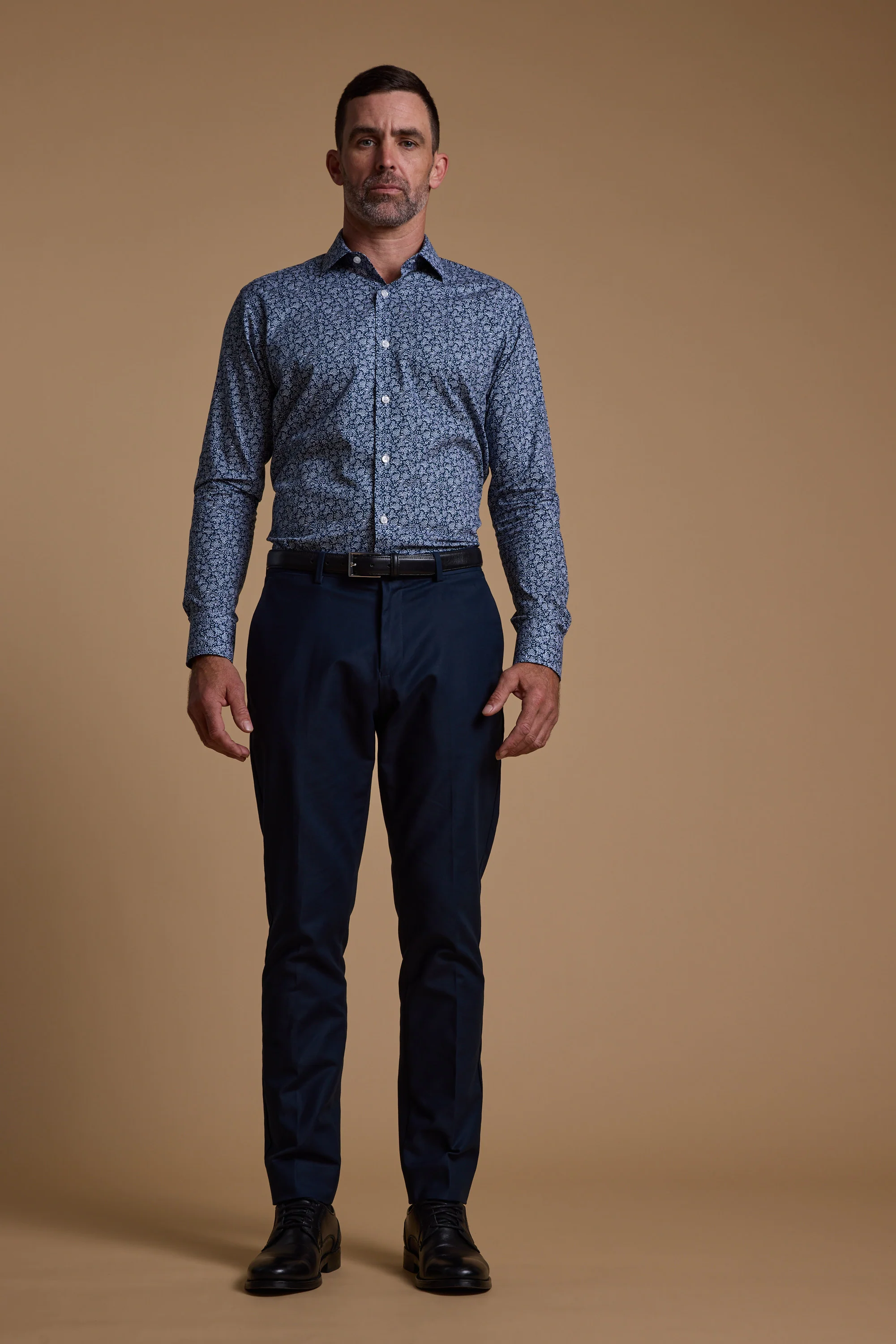Watkins Print Business Shirt - Image 3