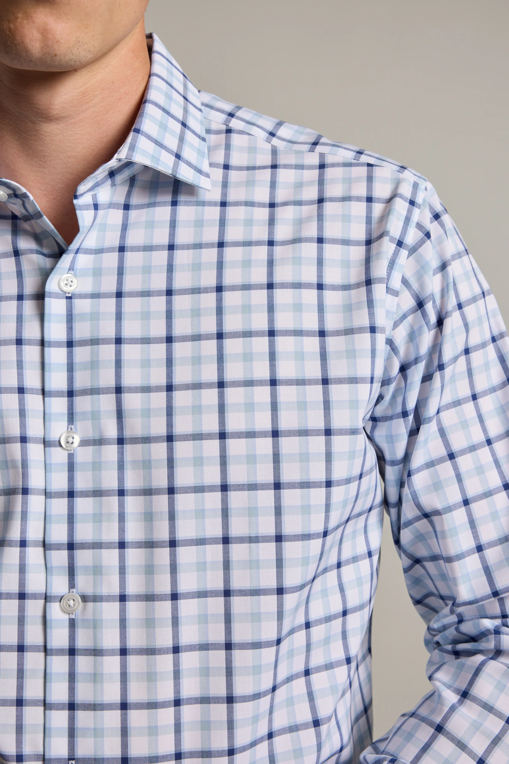 Wesley Check Business Shirt - Image 3