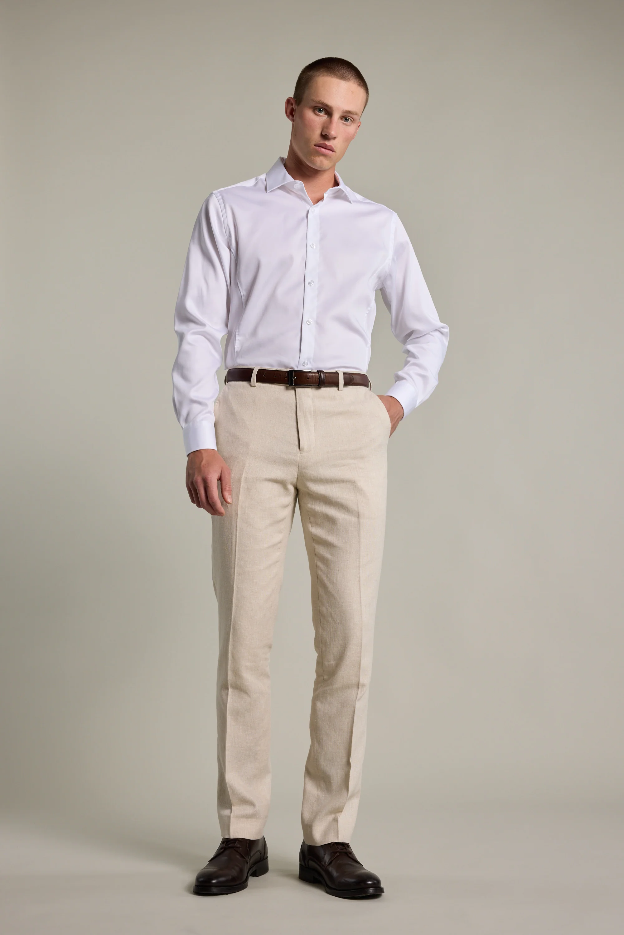 William Texture Linen Pant - Image 2
