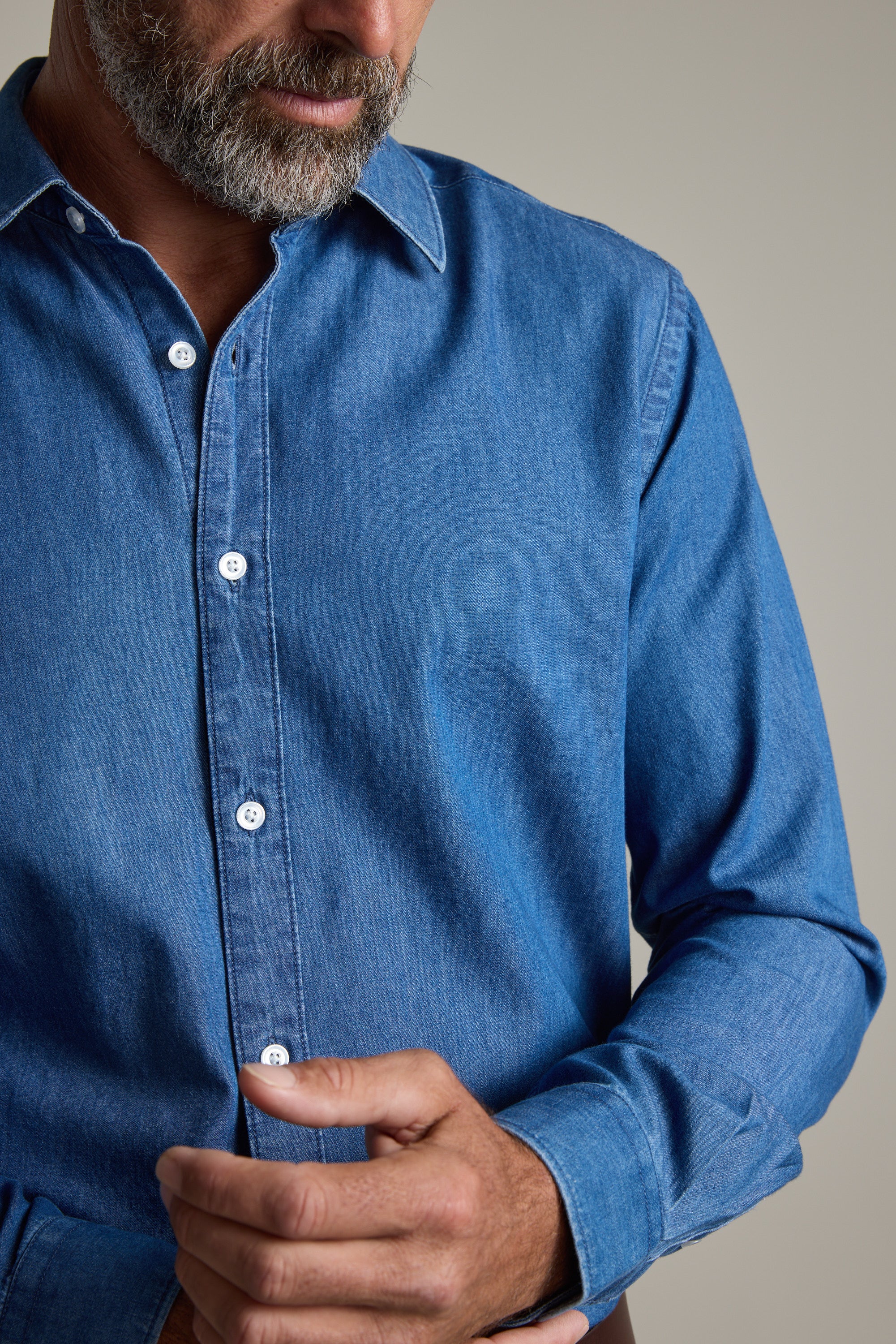 Wyatt Denim Business Shirt - Image 3