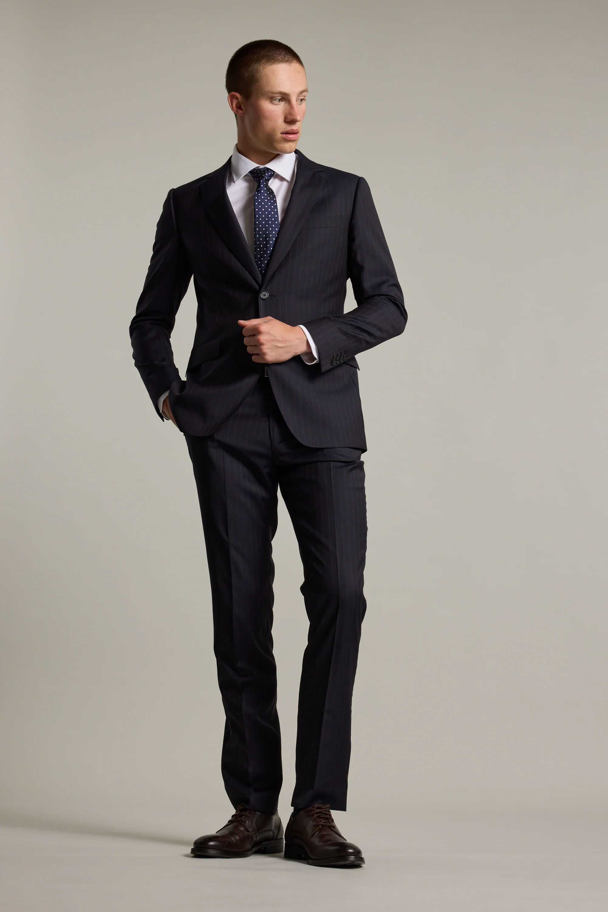 Wyman Stripe Suit Jacket - Image 7
